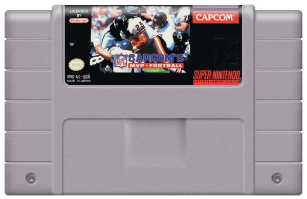 Capcom's MVP Football Cartridge