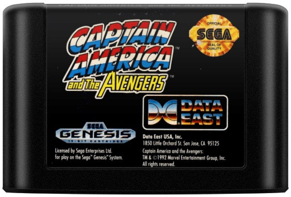 Captain America and the Avengers Cartridge