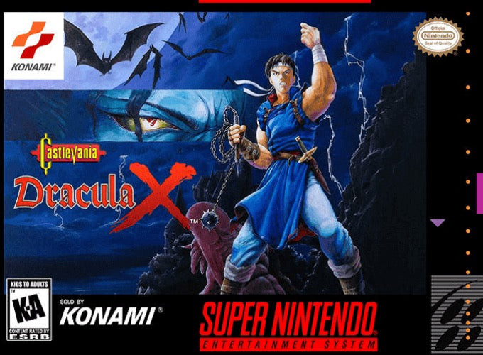 Castlevania Dracula X Cover Art