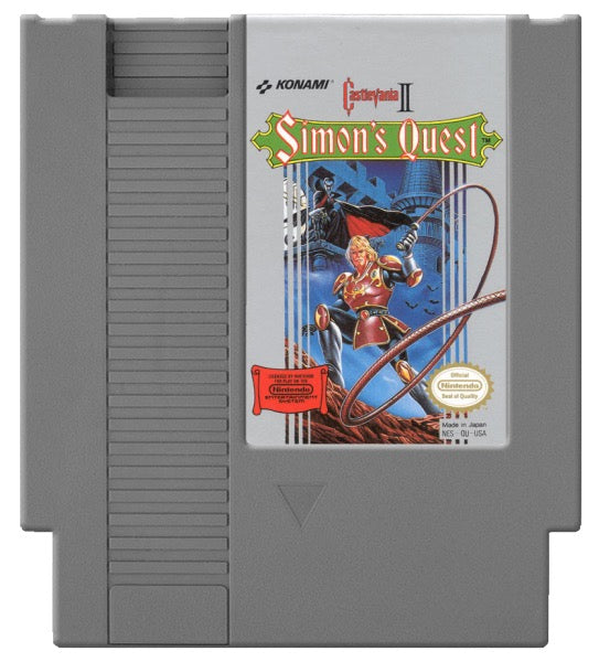 Castlevania II Simon's Quest Cover Art and Product Photo