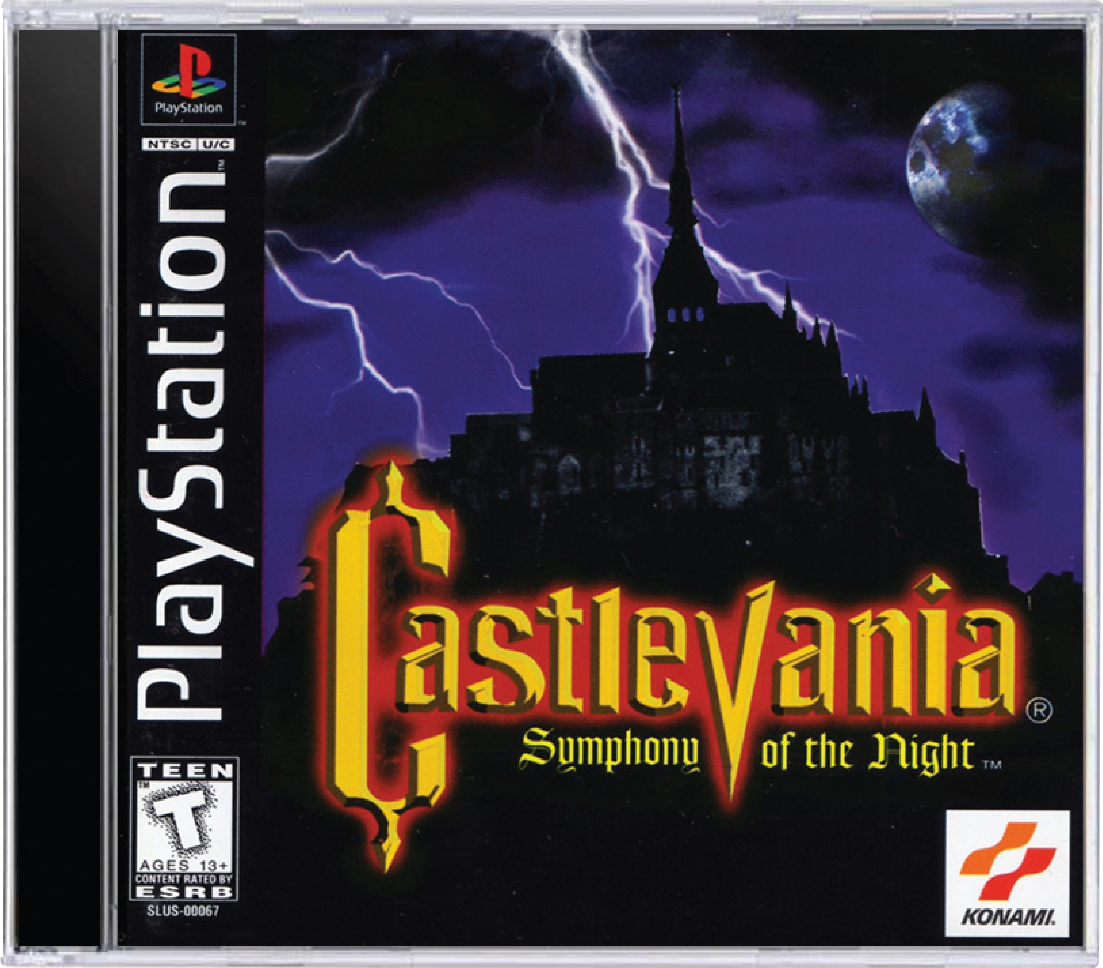 Castlevania Symphony of the Night Cover Art and Product Photo
