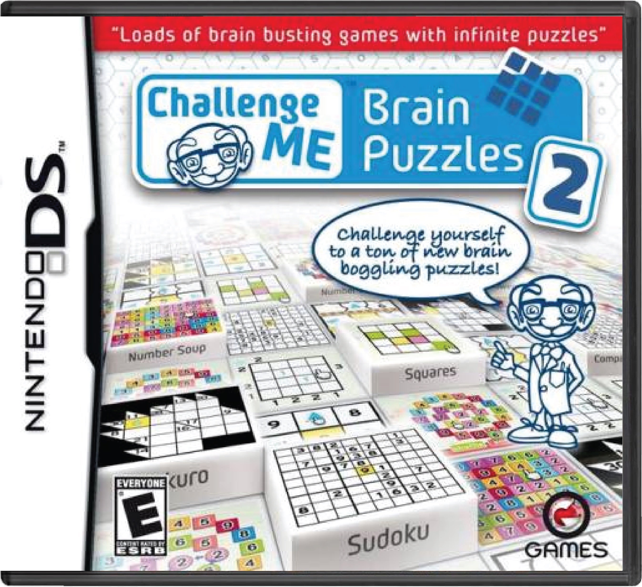 Challenge Me Brain Puzzles 2 Cover Art