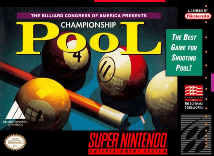 Championship Pool Cover Art