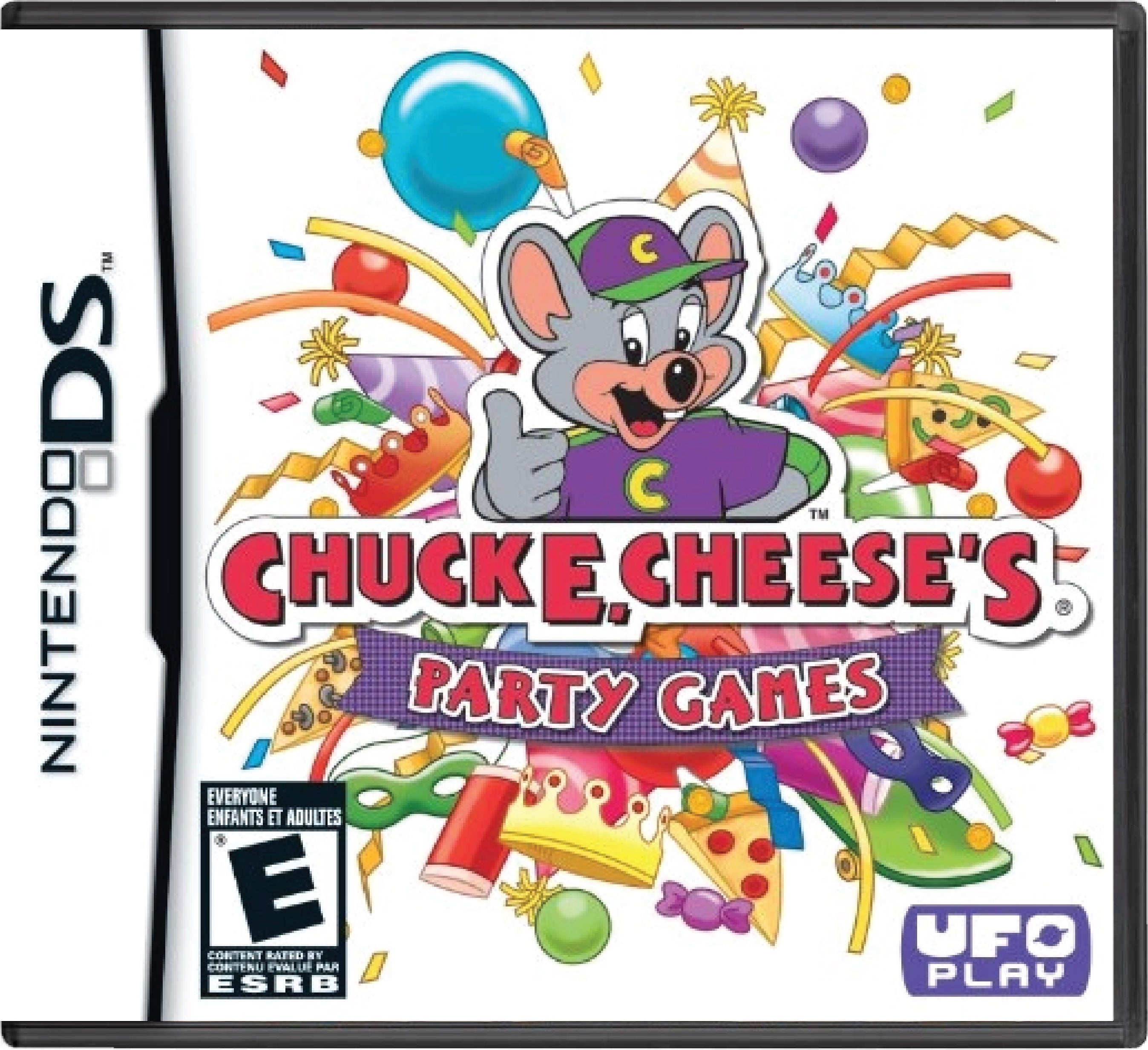 Chuck E Cheese's Party Games Cover Art