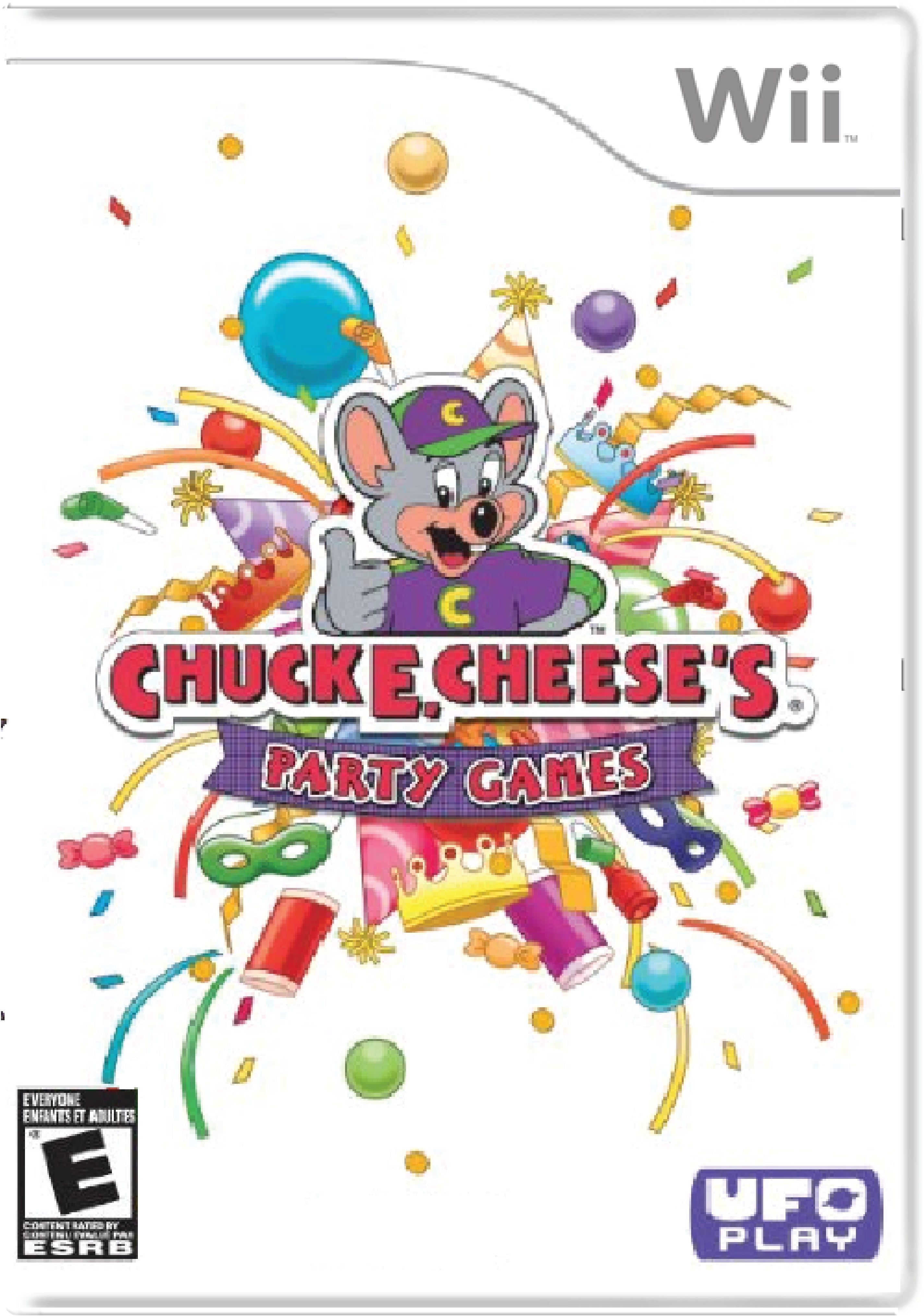 Chuck E Cheese's Party Games Cover Art
