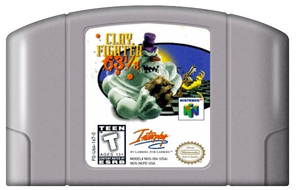 Clay Fighter 63 1/3 Cover Art and Product Photo