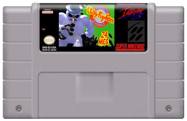 Clay Fighter Tournament Edition Cartridge