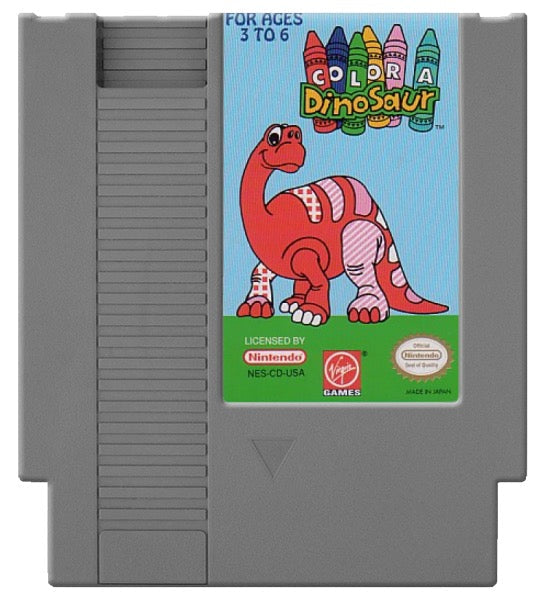 Color A Dinosaur Cover Art and Product Photo