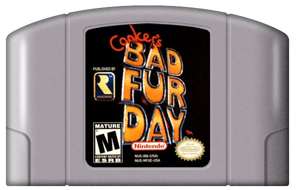 Conker's Bad Fur Day Cover Art and Product Photo