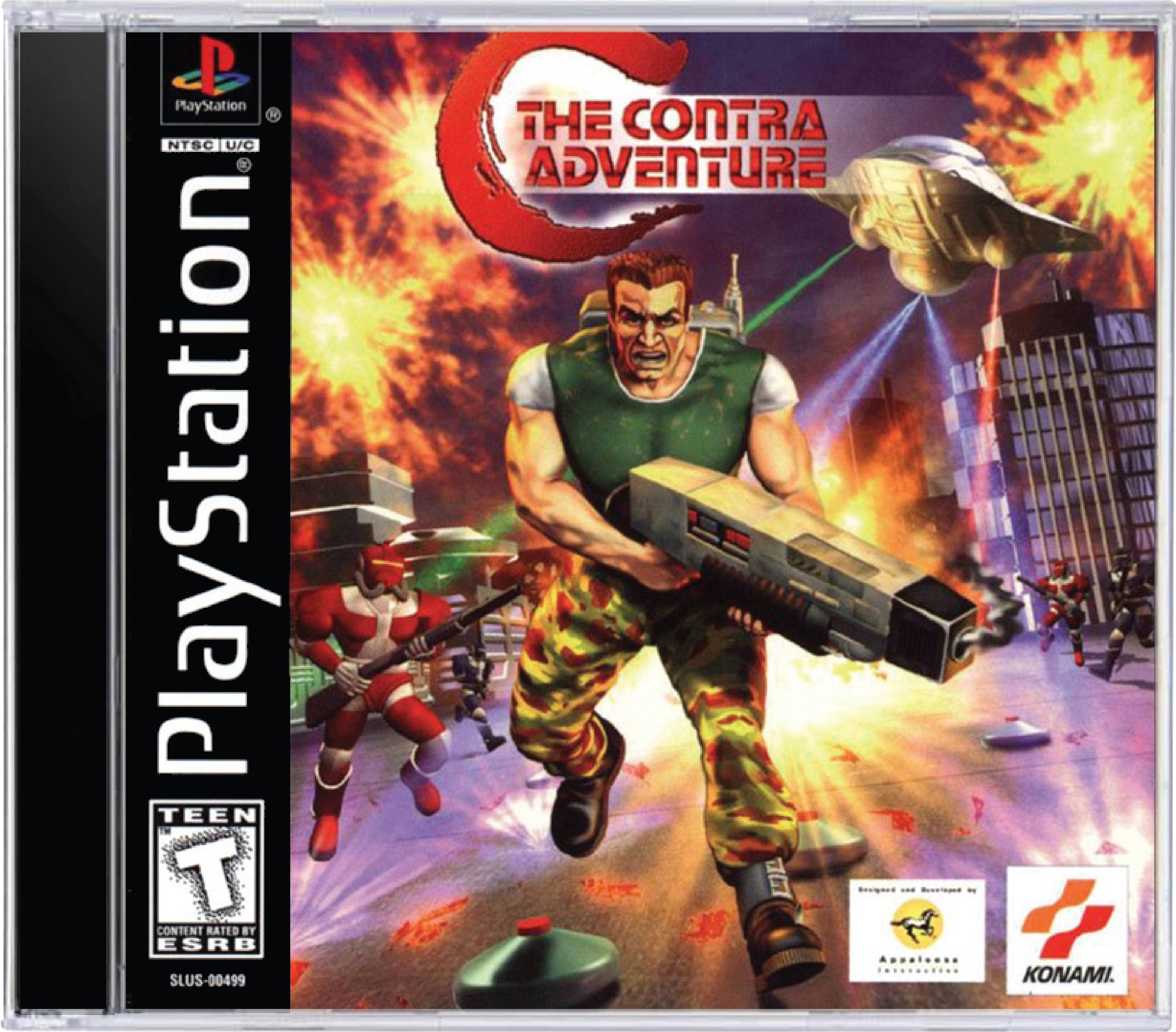 Contra Adventure Cover Art and Product Photo