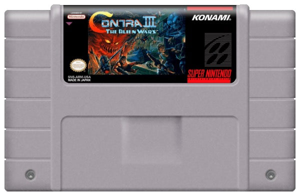 Contra III The Alien Wars Cartridge