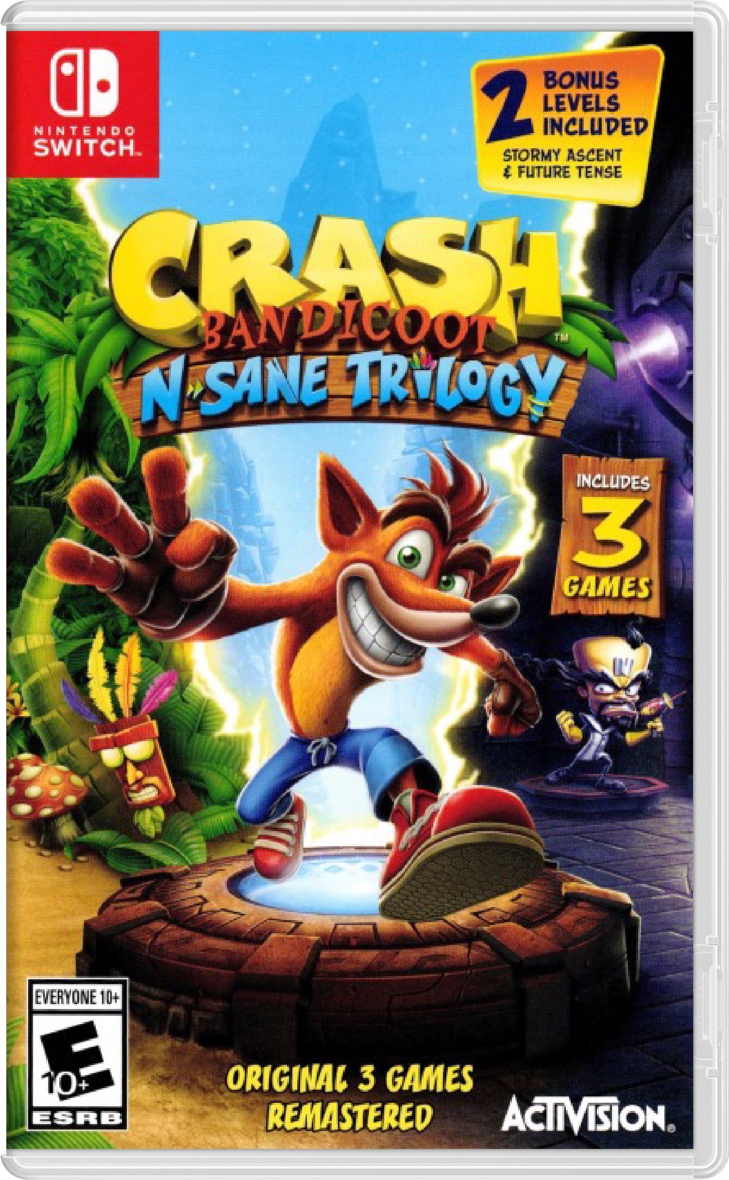 Crash Bandicoot N. Sane Trilogy Cover Art