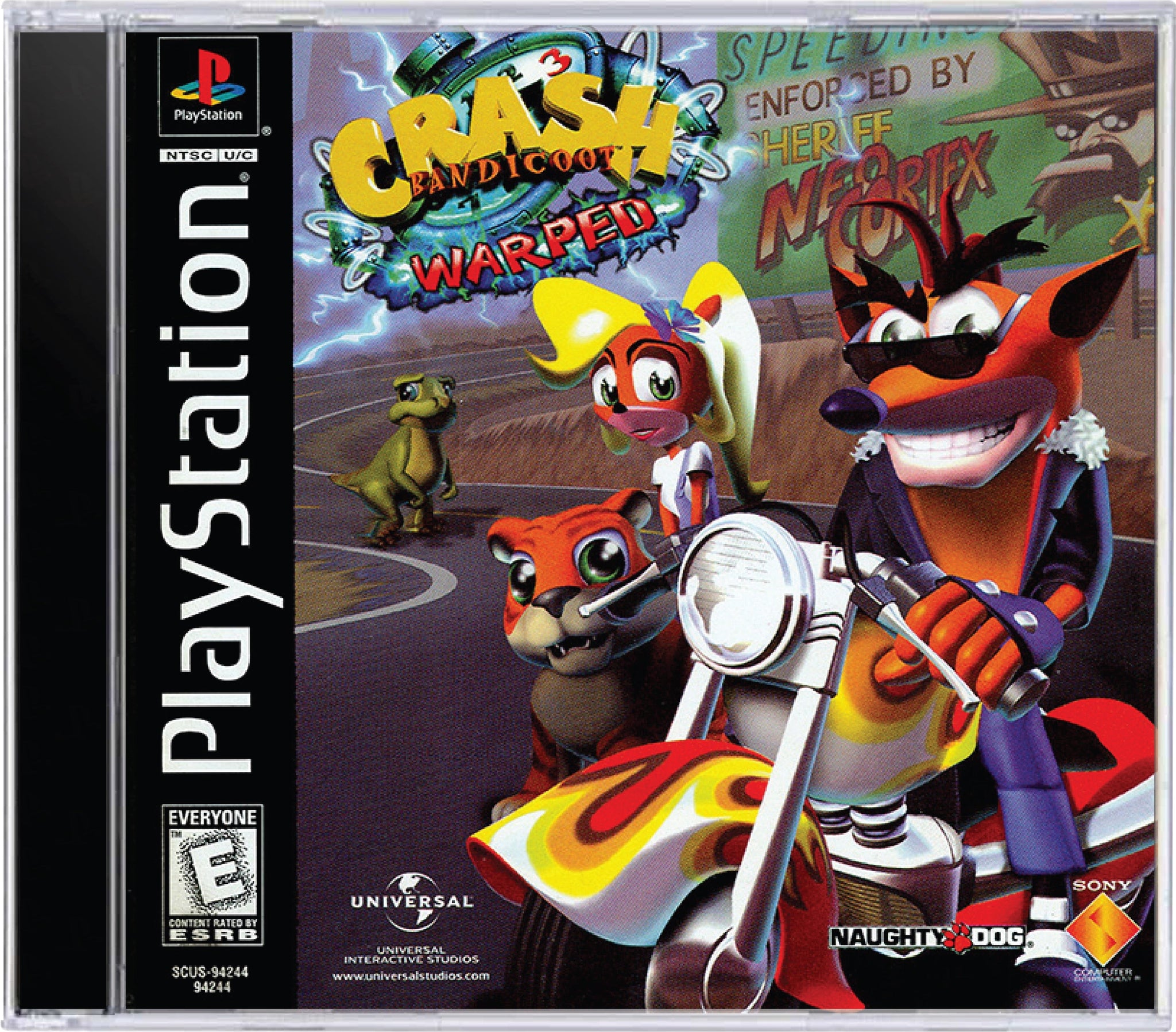 Crash Bandicoot Warped for Sony PlayStation (PS1) TVGC