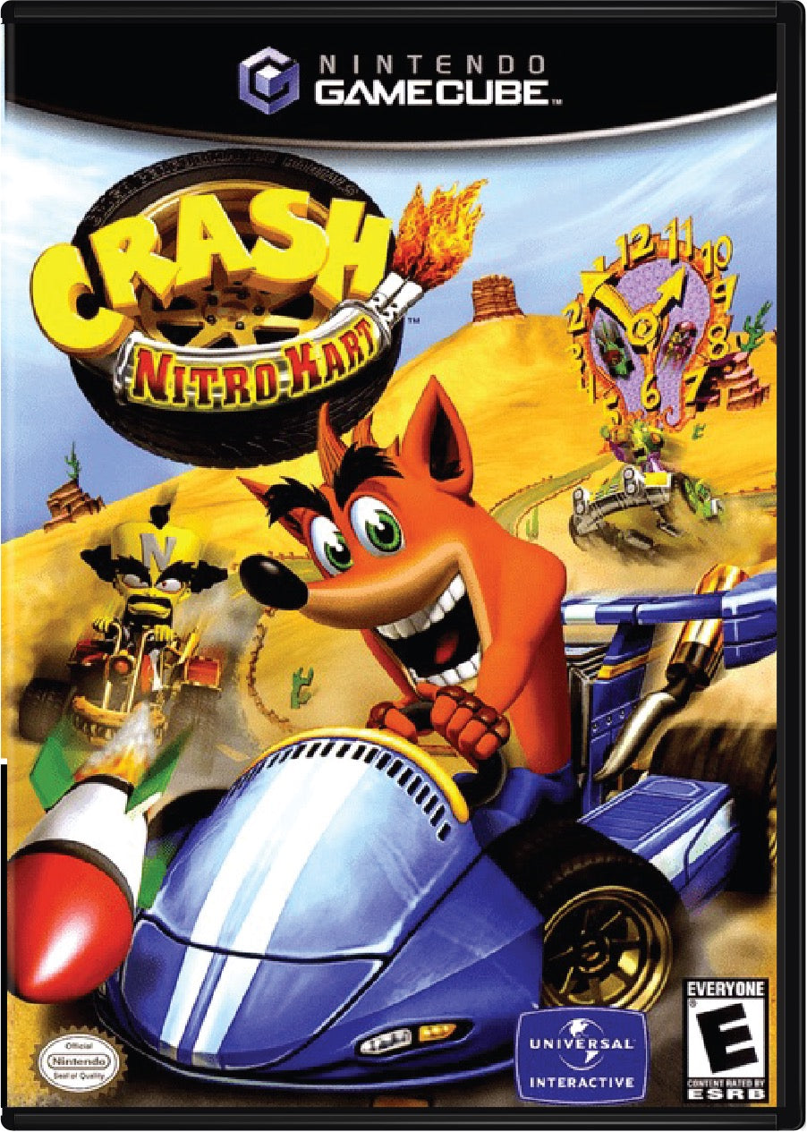 Crash Nitro Kart Cover Art and Product Photo