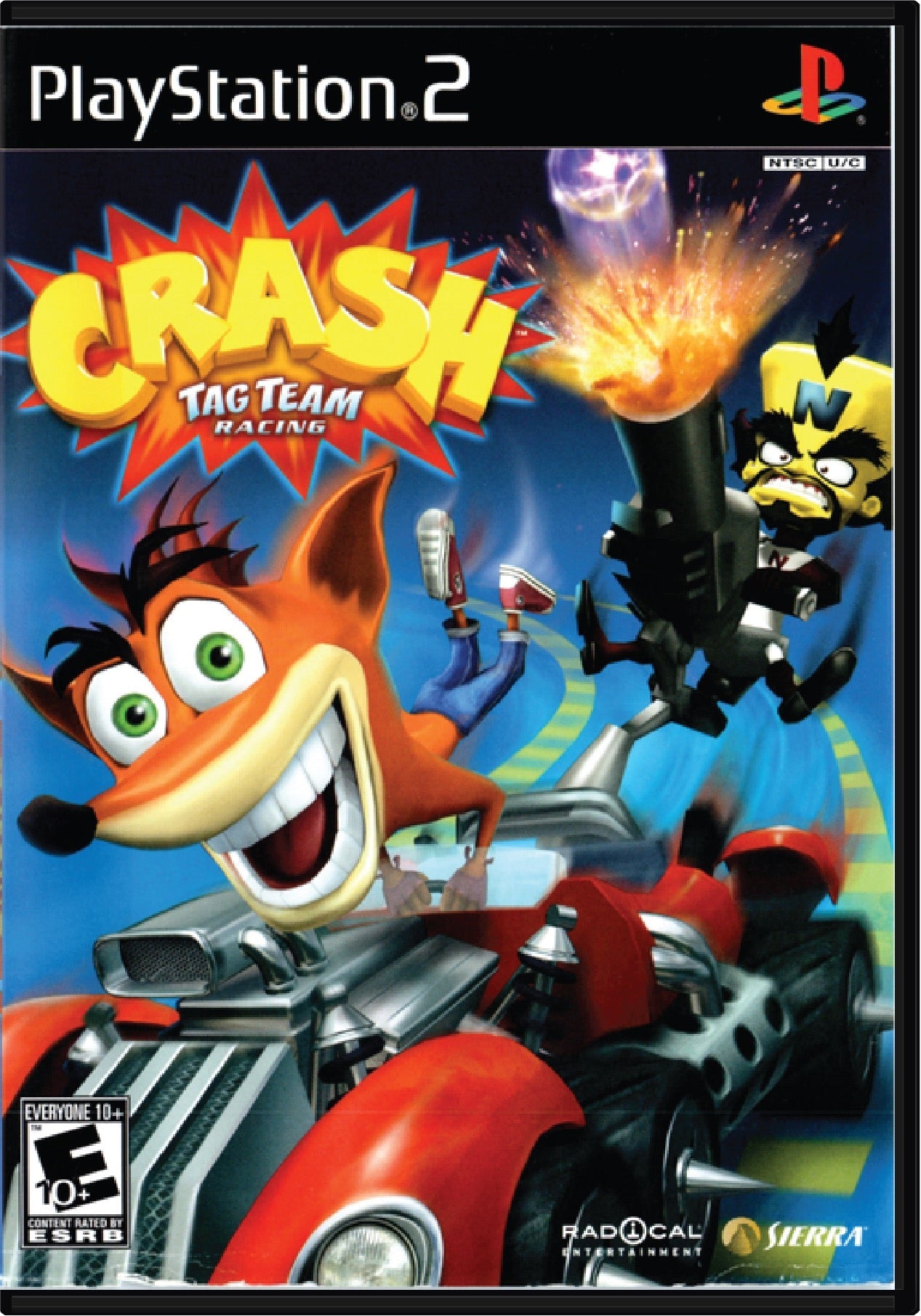 Crash Tag Team Racing Cover Art and Product Photo