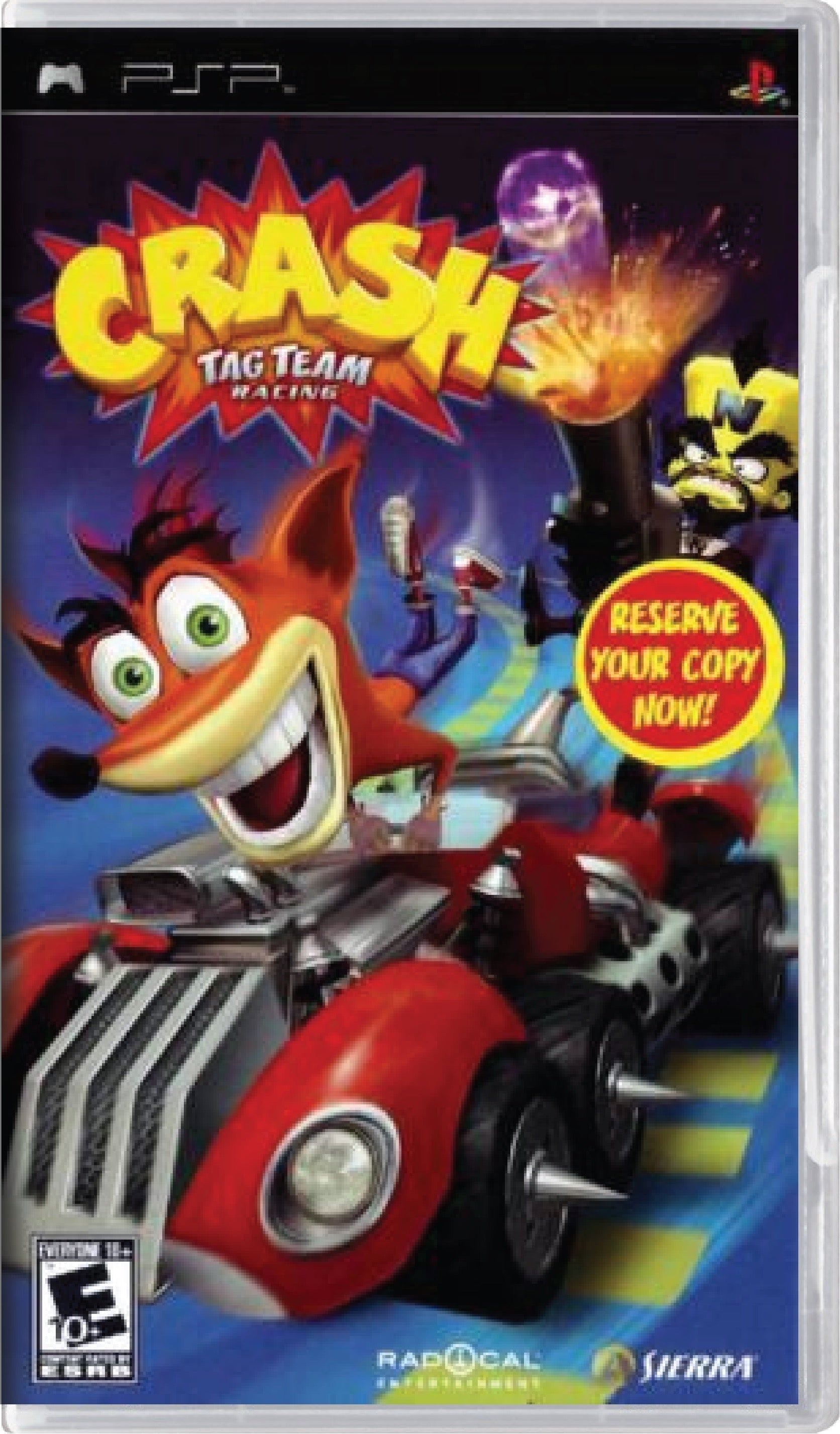 Crash Tag Team Racing Cover Art