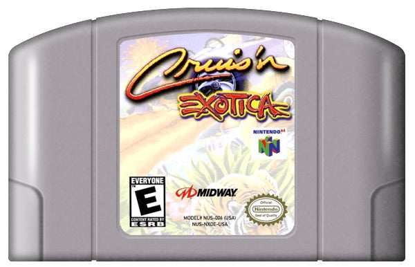 Cruis'n Exotica Cover Art and Product Photo