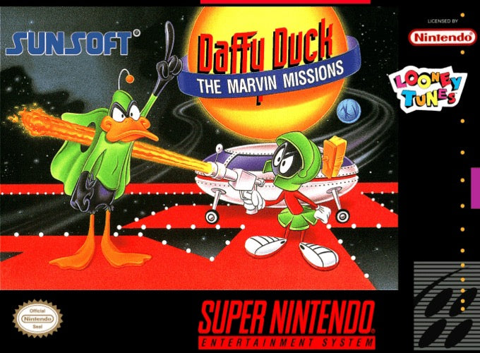 Daffy Duck Marvin Missions Cover Art