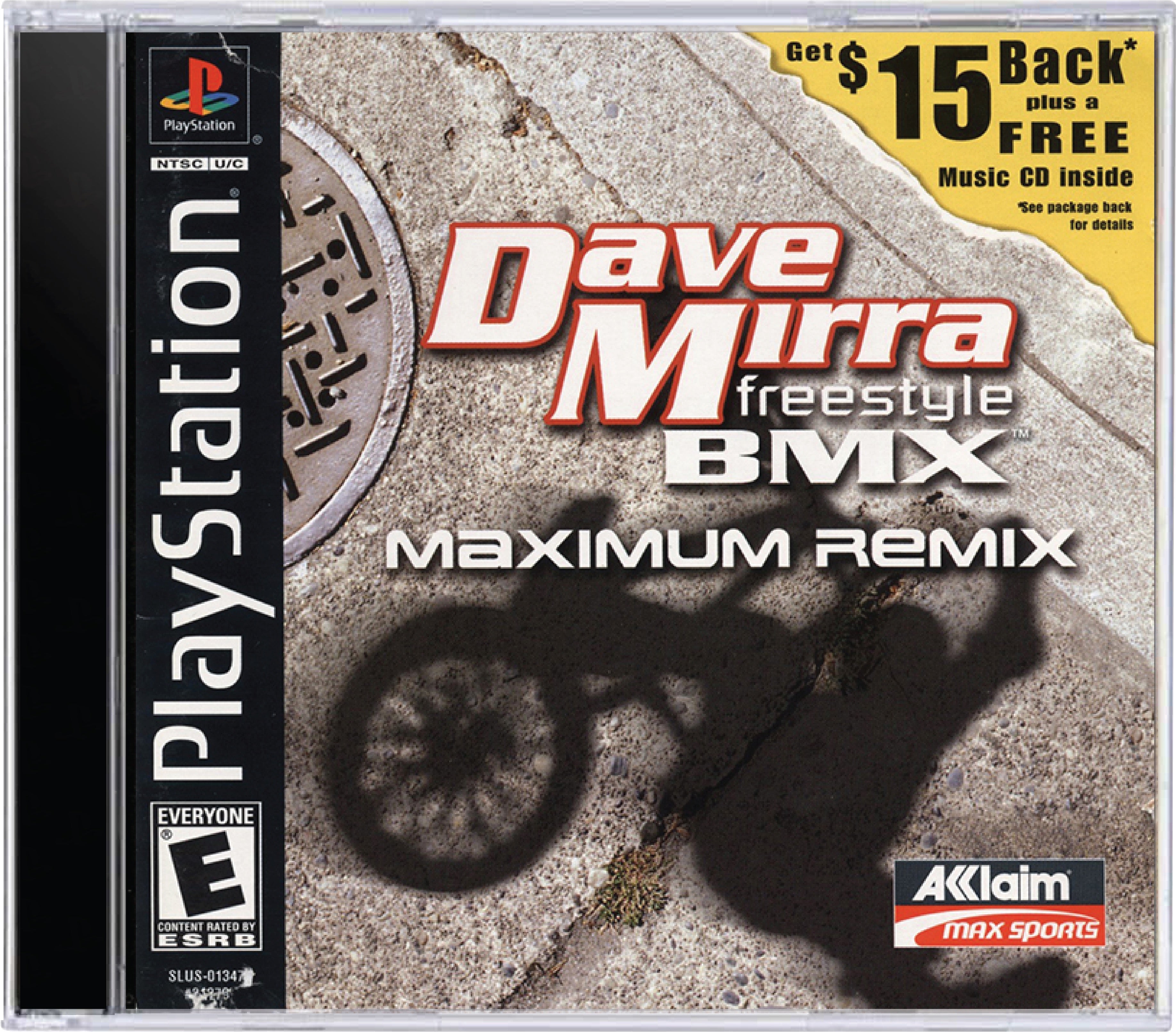 Dave Mirra Freestyle BMX Maximum Remix Cover Art and Product Photo