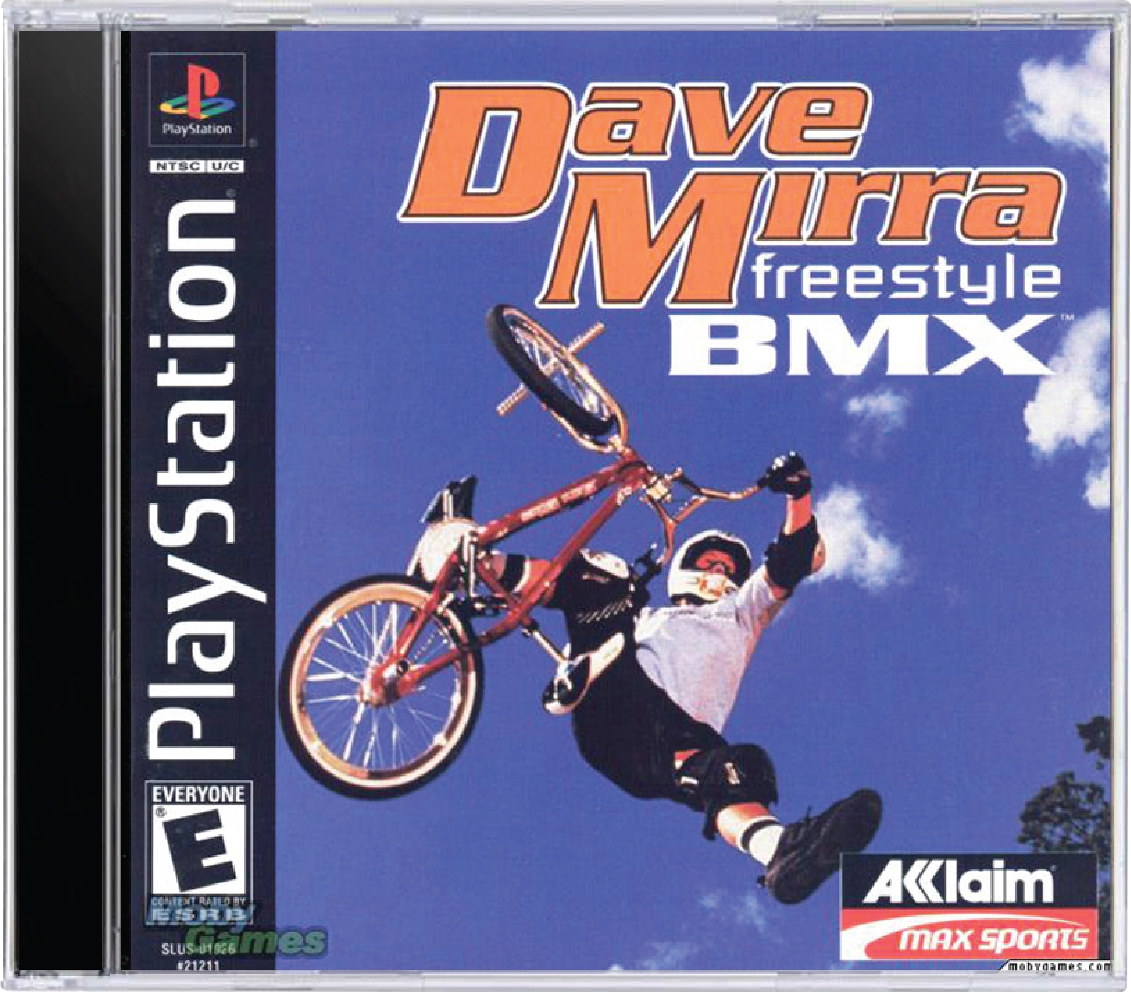 Dave Mirra Freestyle BMX Cover Art and Product Photo