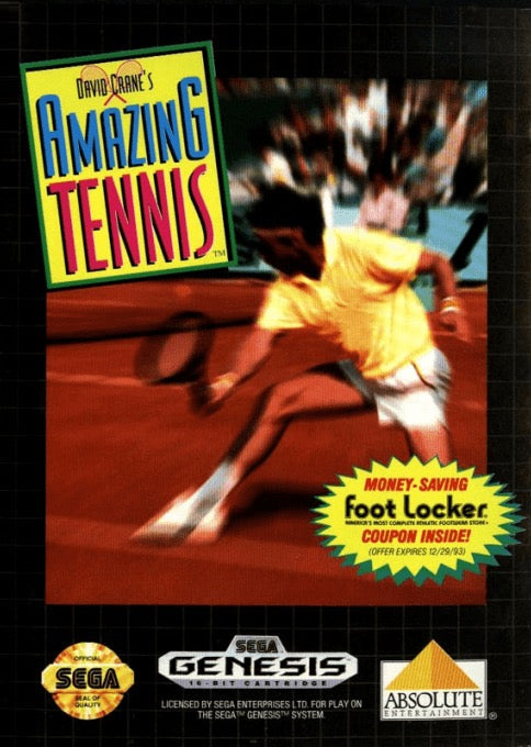 David Crane's Amazing Tennis Cover Art