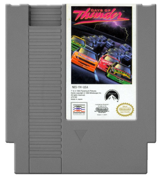 Days of Thunder Cover Art and Product Photo