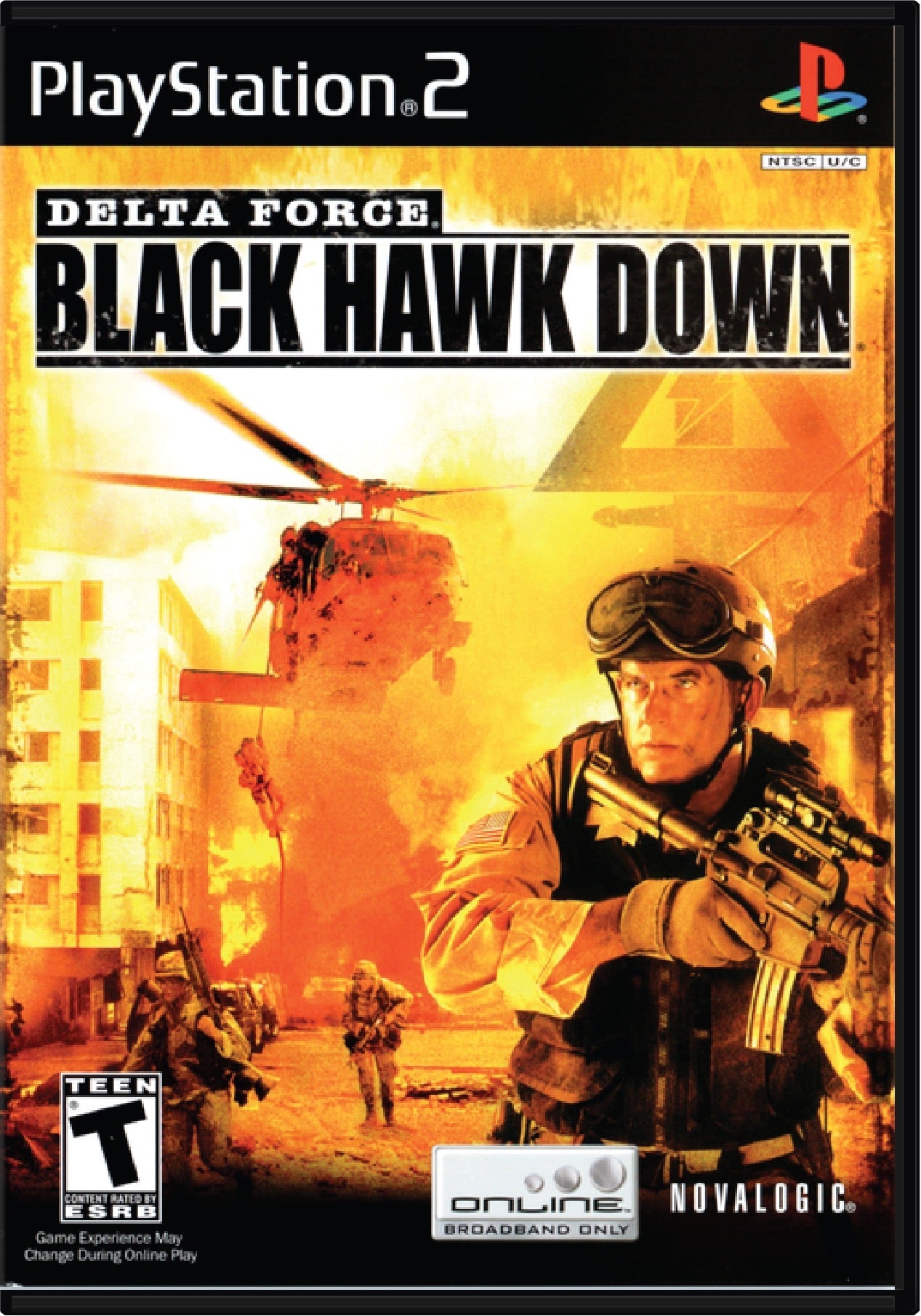 Delta Force Black Hawk Down Cover Art and Product Photo