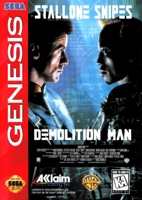 Demolition Man Cover Art