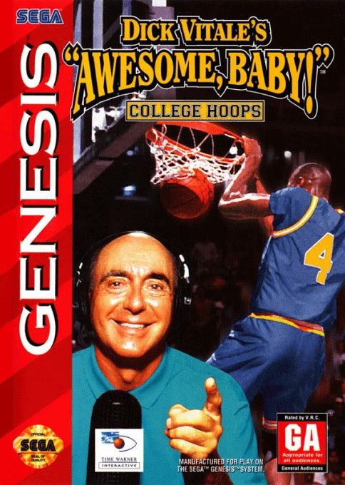 Dick Vitale's Awesome Baby College Hoops Cover Art