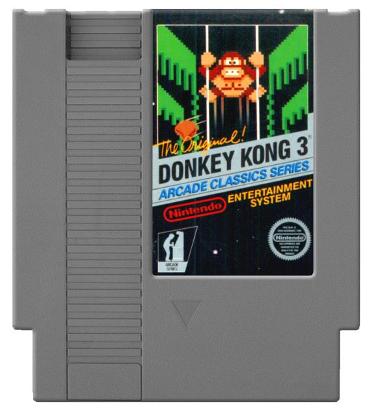 Donkey Kong 3 Cover Art and Product Photo