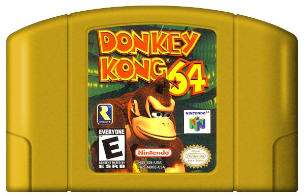 Donkey Kong 64 Cover Art and Product Photo