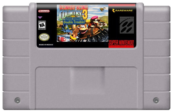 Donkey Kong Country 3 Cartridge