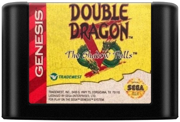 Double Dragon V The Shadow Falls Cartridge