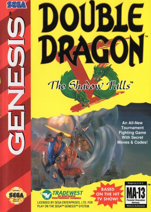 Double Dragon V The Shadow Falls Cover Art