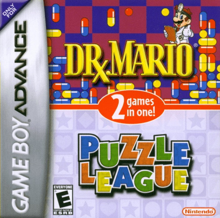 Dr. Mario and Puzzle League Cover Art