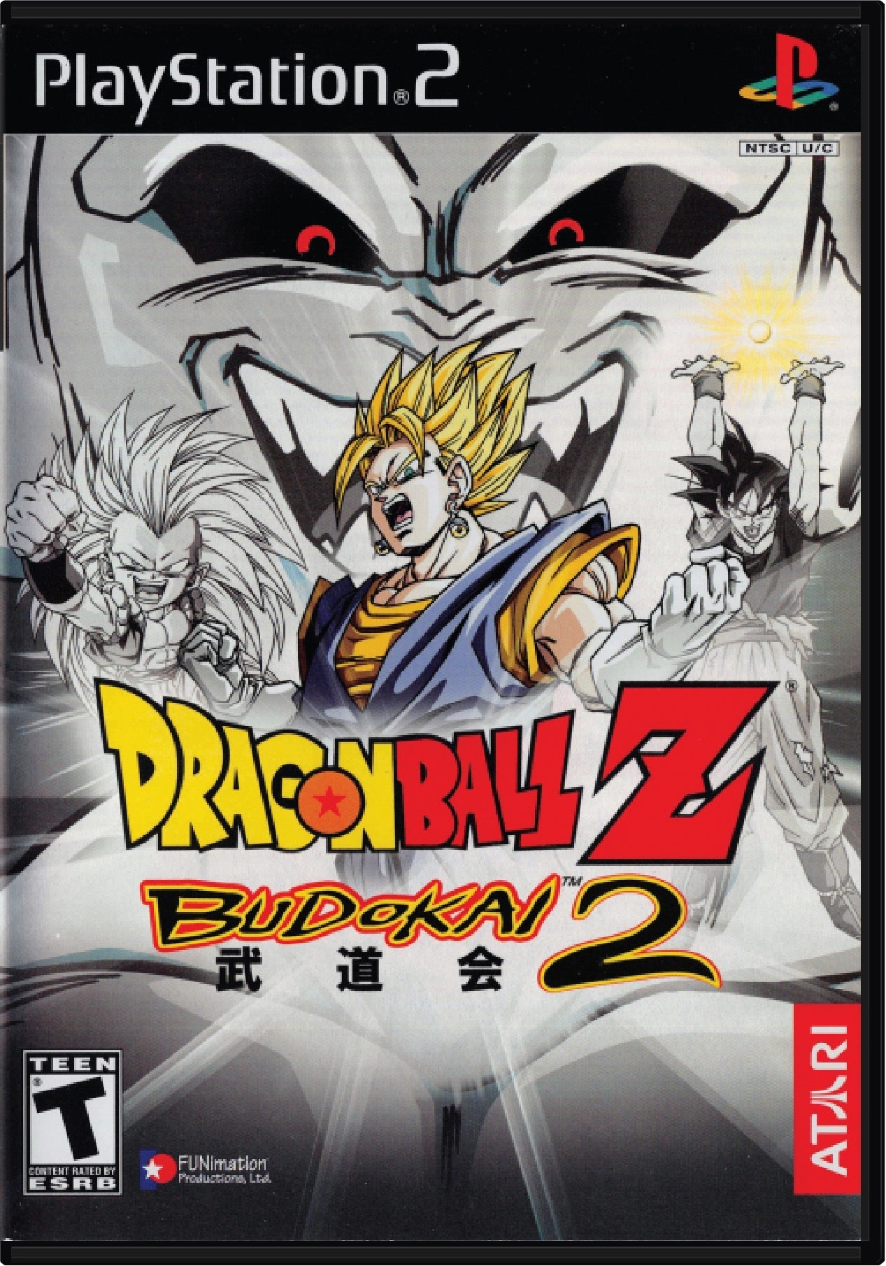 Dragon Ball Z Budokai 2 Cover Art and Product Photo