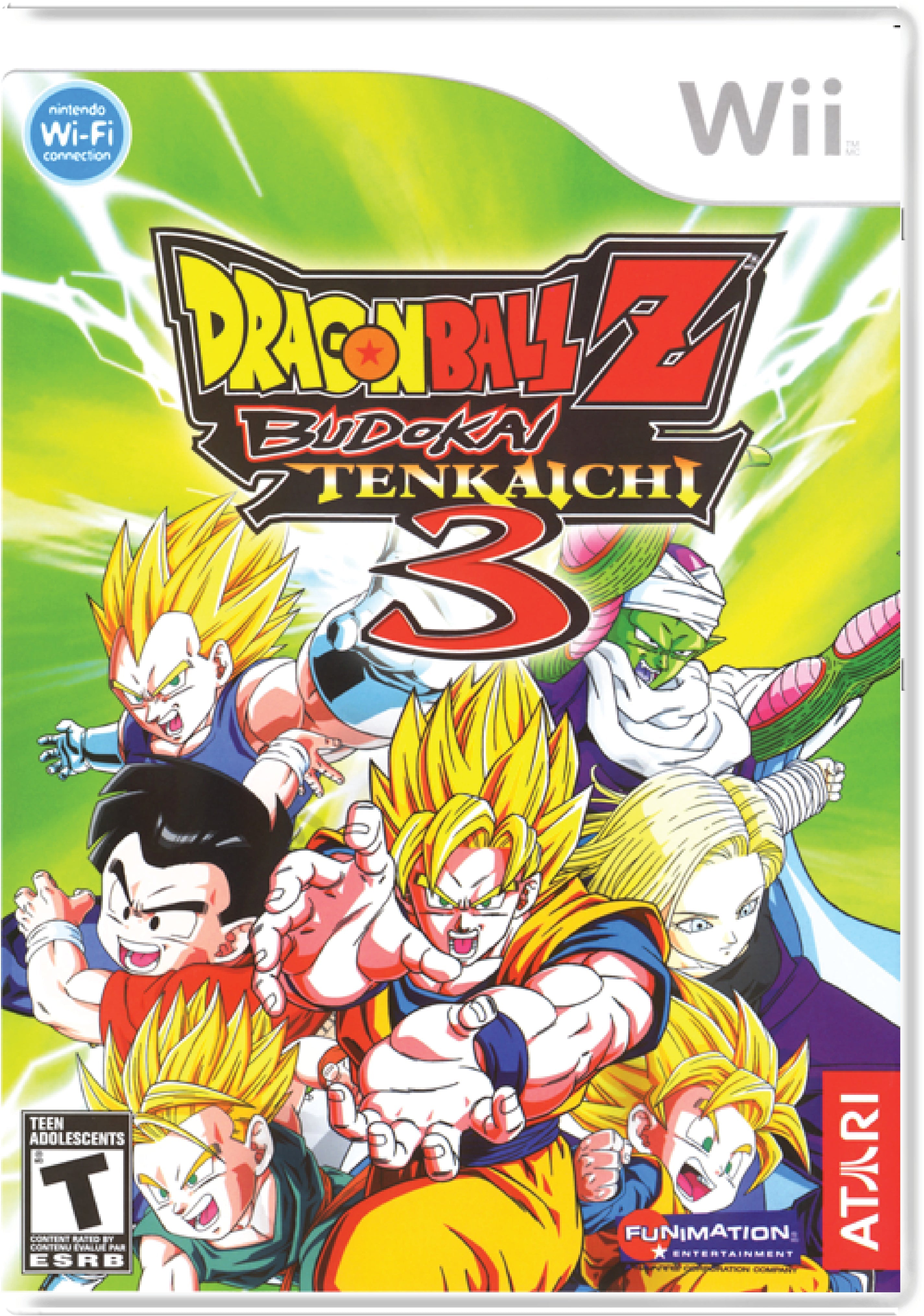Dragon Ball Z Budokai Tenkaichi 3 Cover Art