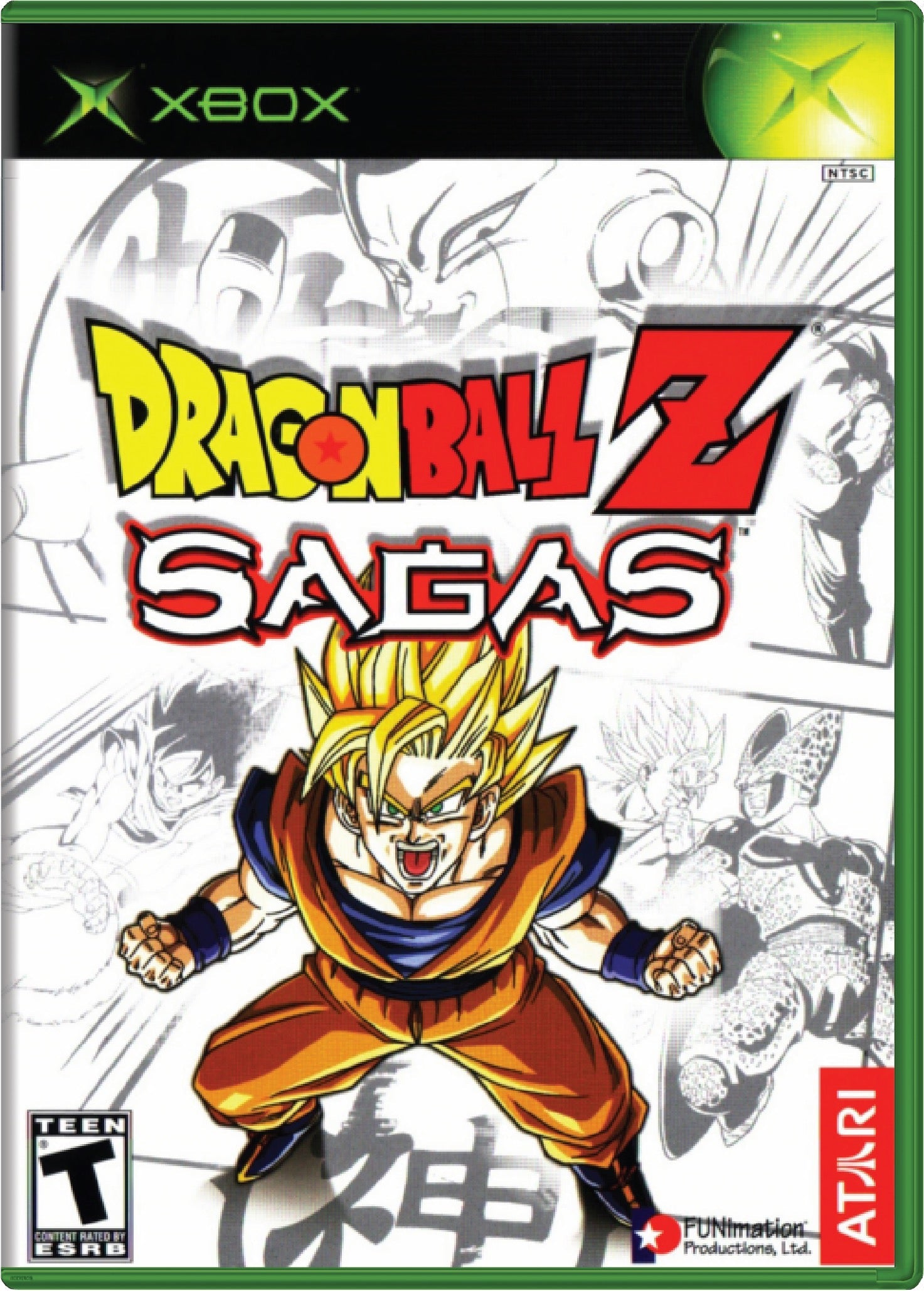 Dragon Ball Z Sagas Cover Art