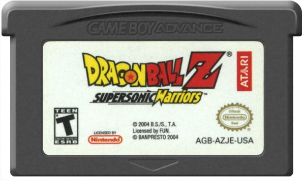 Dragon Ball Z Supersonic Warriors Cartridge