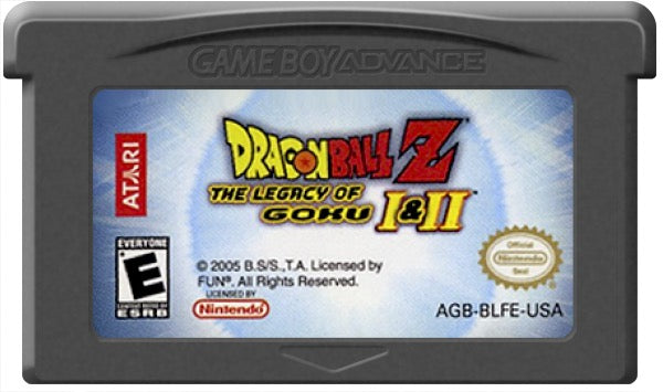 Dragon Ball Z The Legacy of Goku I & II Cartridge