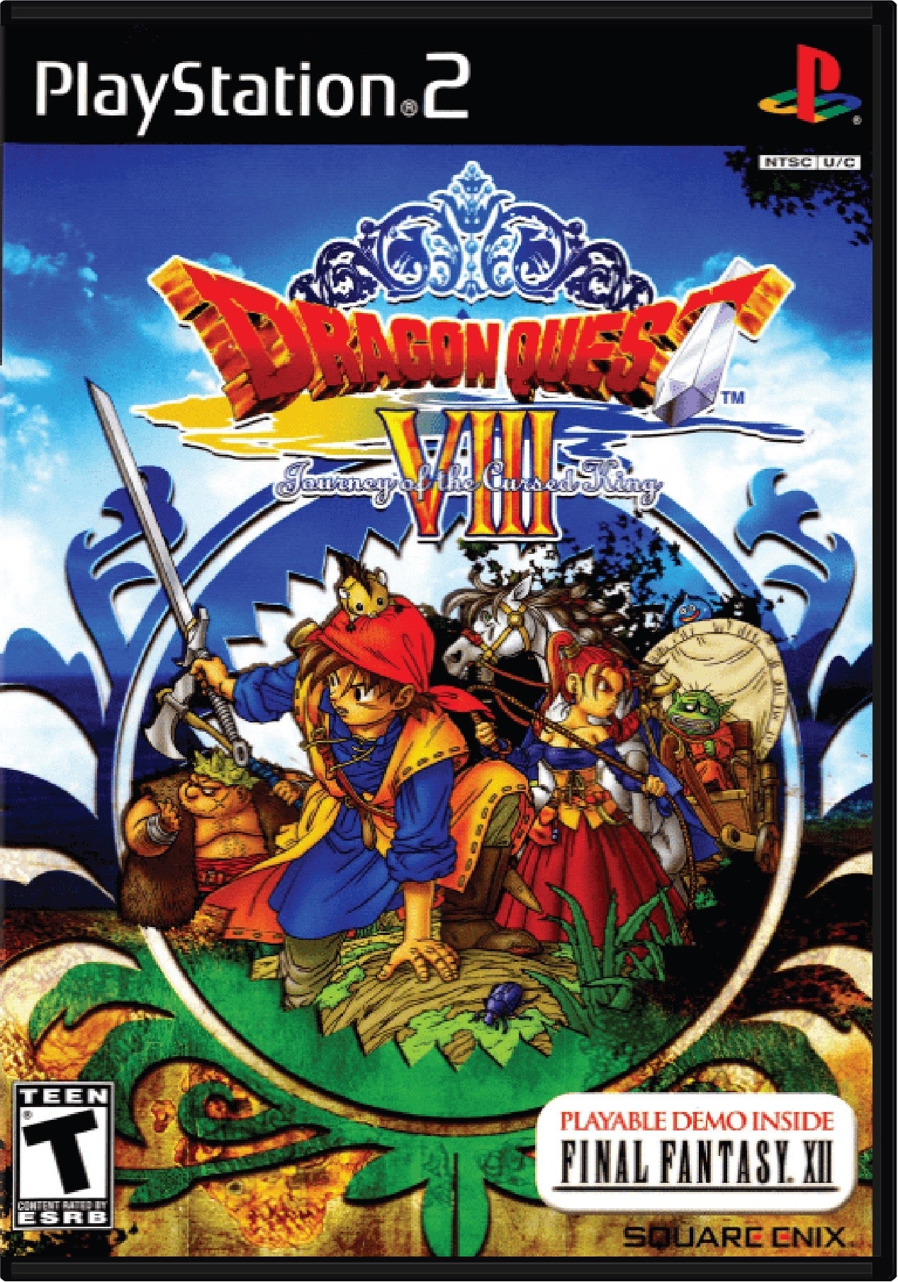 Dragon Quest VIII Journey of the Cursed King Cover Art and Product Photo