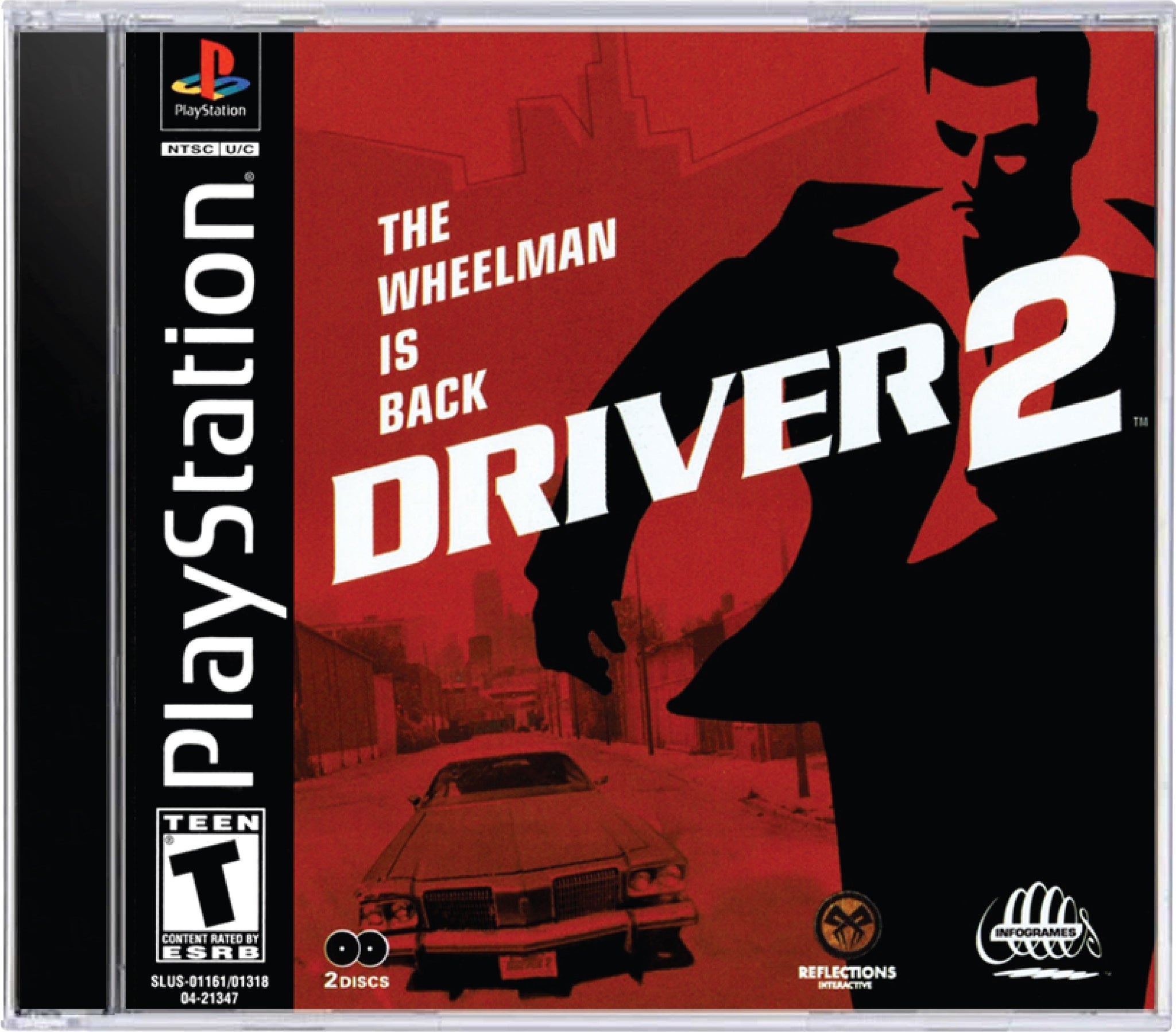 JAQUETTE ARRIERE DU JEU DRIVER 2 PLAYSTATION 1 FRA CONSOLE JAQUETTE ARRIERE DU JEU DRIVER 2 PLAYSTATION 1 FRA CONSOLE