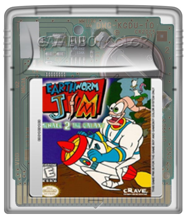 Earthworm Jim Menace 2 Galaxy Cartridge