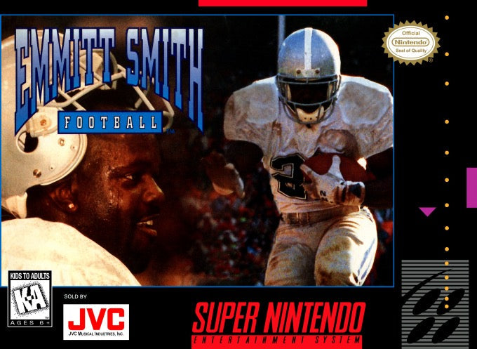 Emmitt Smith Football Cover Art
