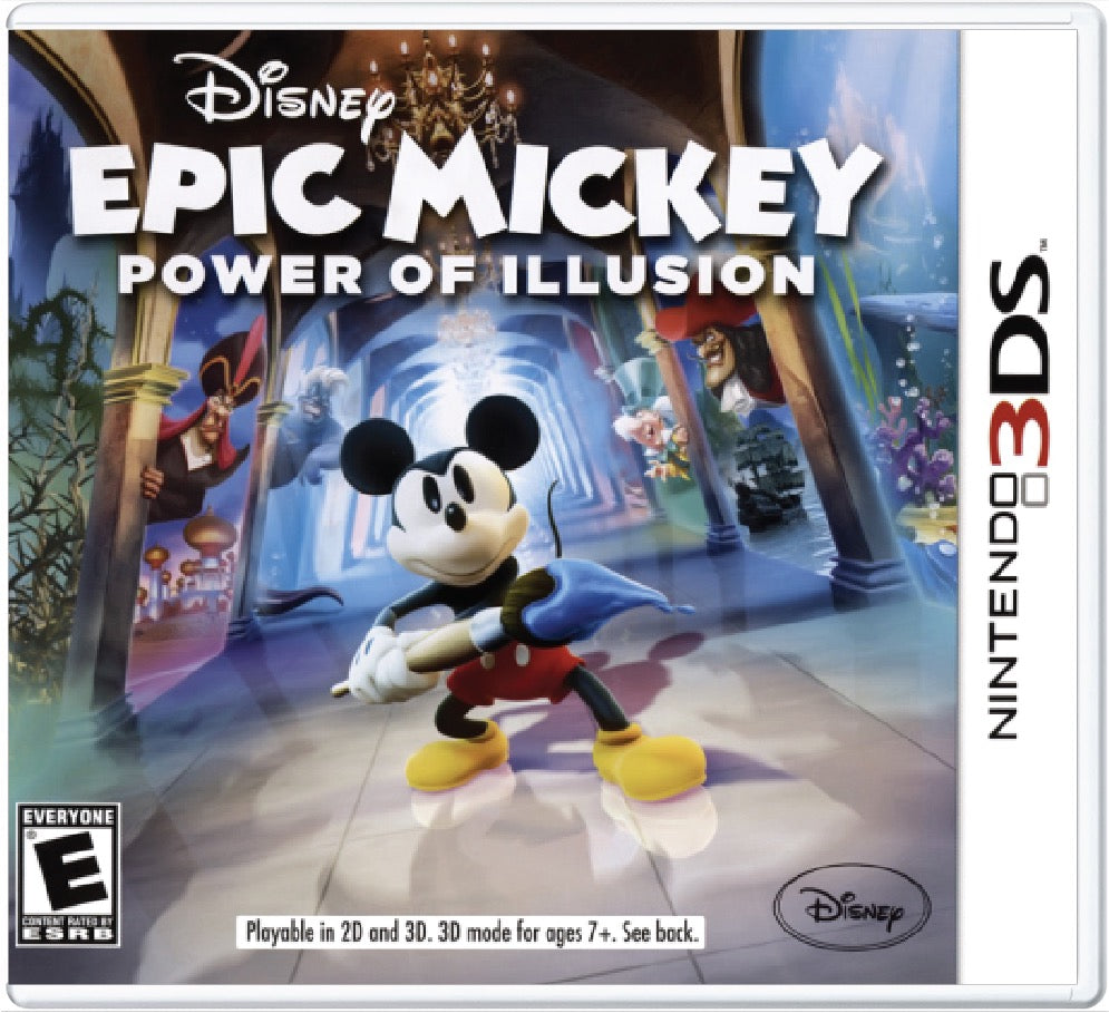 Epic Mickey Power of Illusion Cover Art