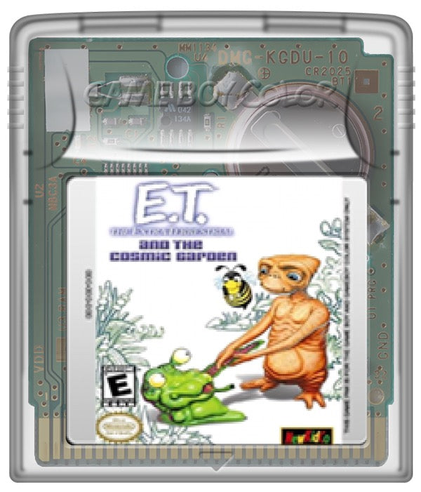 ET the Extra Terrestrial and the Cosmic Garden Cartridge