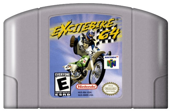 Excitebike 64 Cover Art and Product Photo
