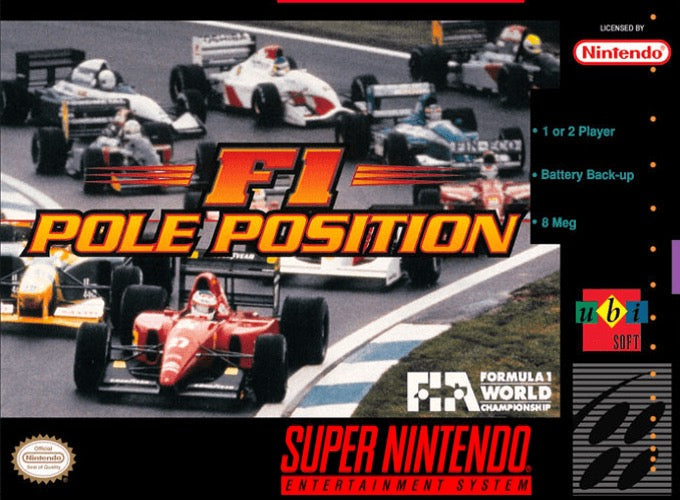 F1 Pole Position Cover Art
