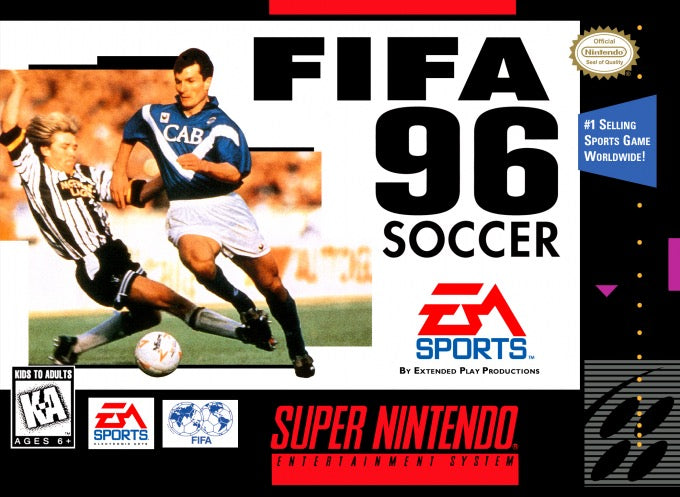FIFA Soccer 96 Cover Art