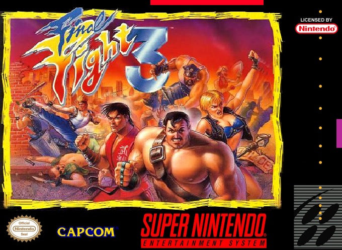 Final Fight 3 Cover Art